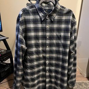 Ralph Lauren Plaid Long Sleeve Shirt Sz XXL